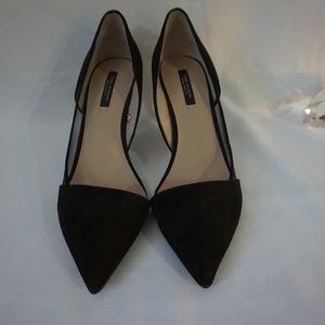 Zara - Black Pointy Toe 3 Inch Heels Size 9/UK 39